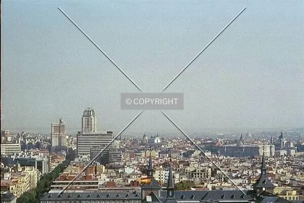 Downtown from Moncloa tower