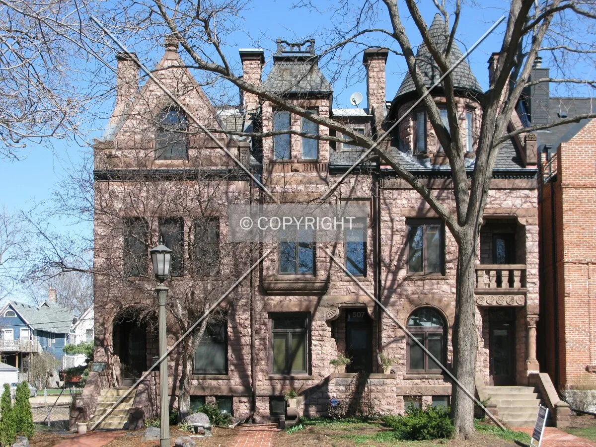 View to the north across Holly Avenue