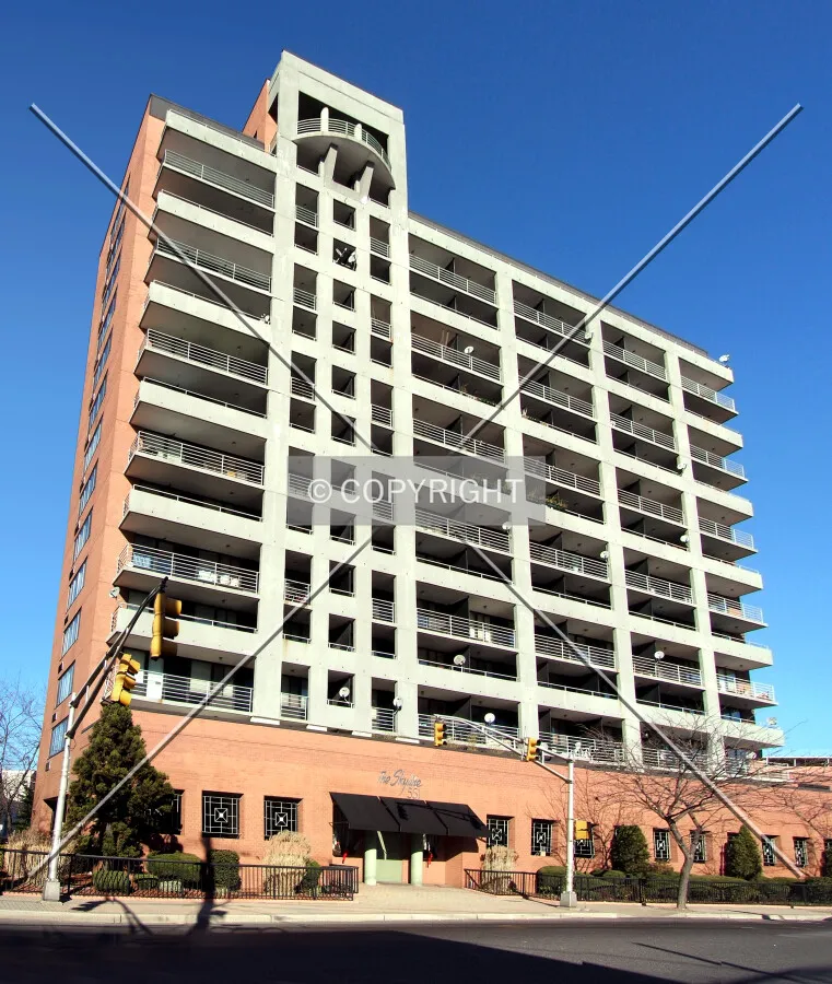 View from the southwest across Newark Avenue