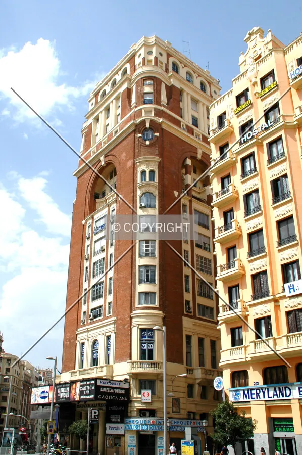 As seen from Gran Via