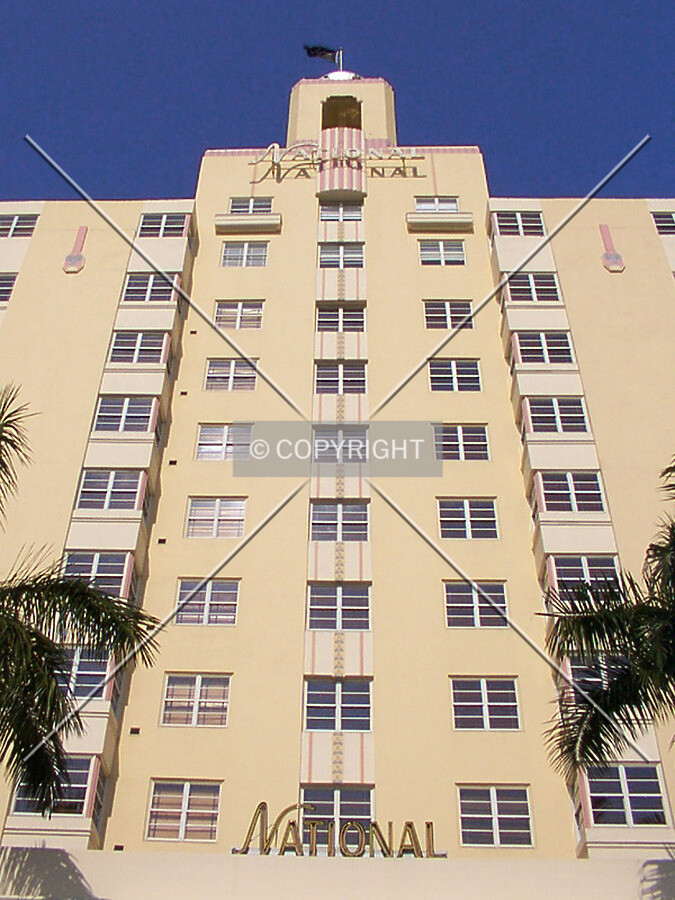 Looking up from across the street