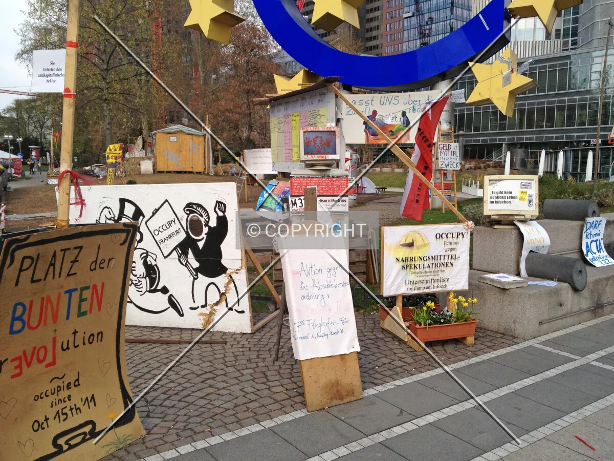 Blockupy 2015 protest in Frankfurt