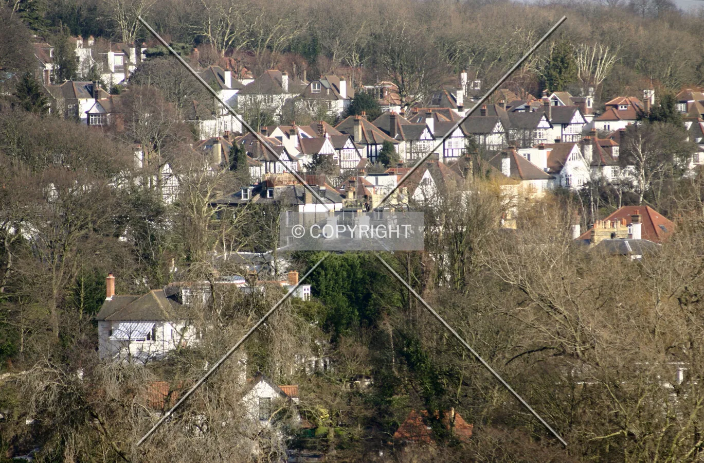 View towards Highgate from Parliament Hill