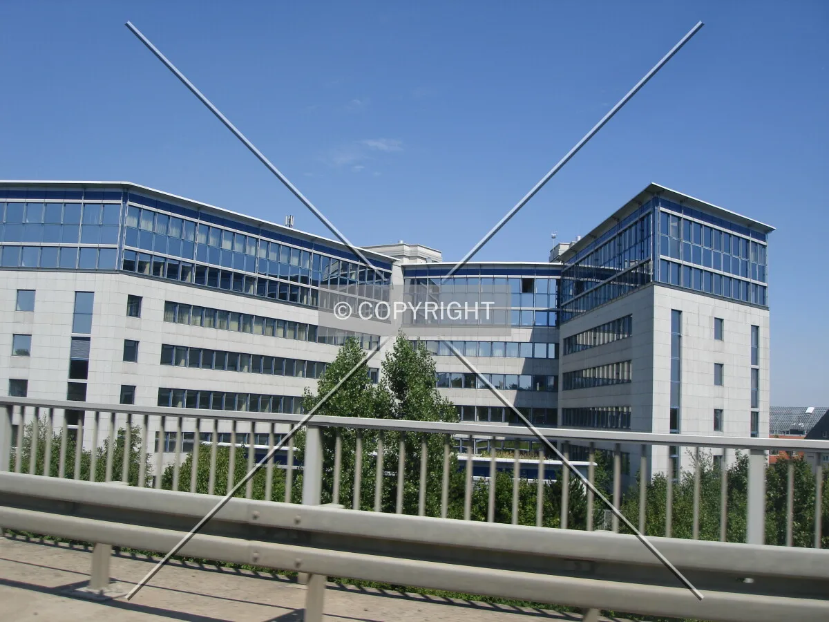 As seen from nearby highway