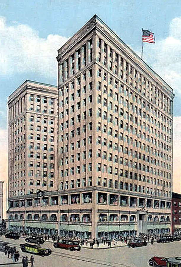 Vintage view from the south