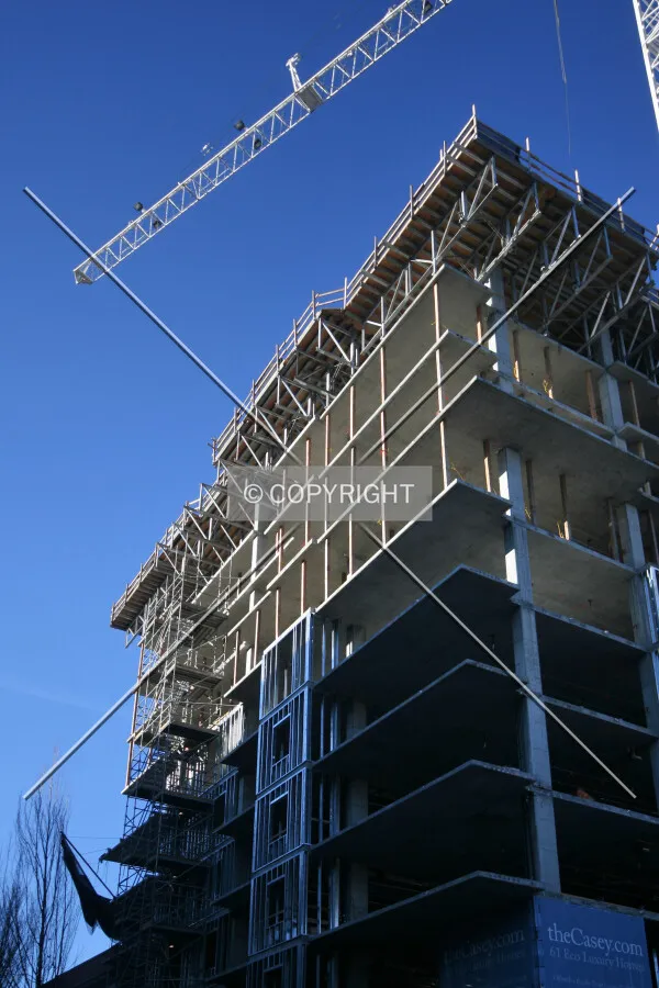 Looking up the southern side