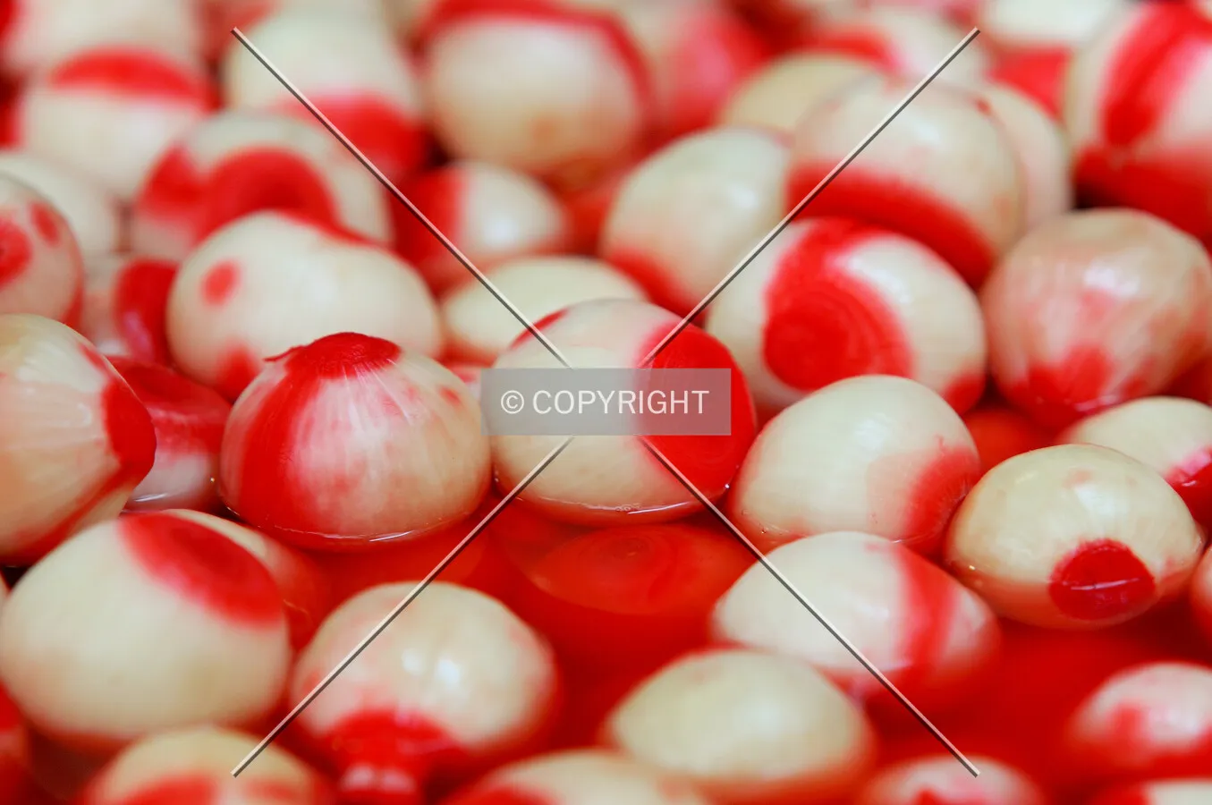 Red and white onions