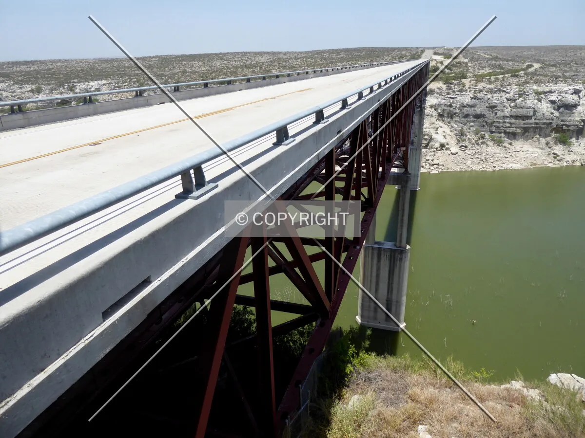 Bridge deck from the east