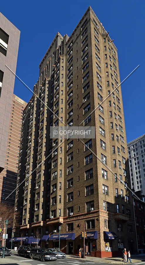 View from the southwest at 15th and Spruce Streets