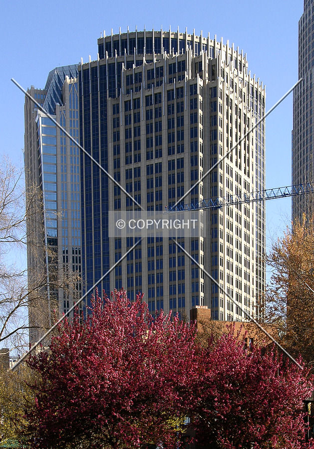 Looking southeast from First Ward Park