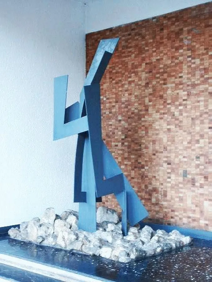 Artwork at the entrance