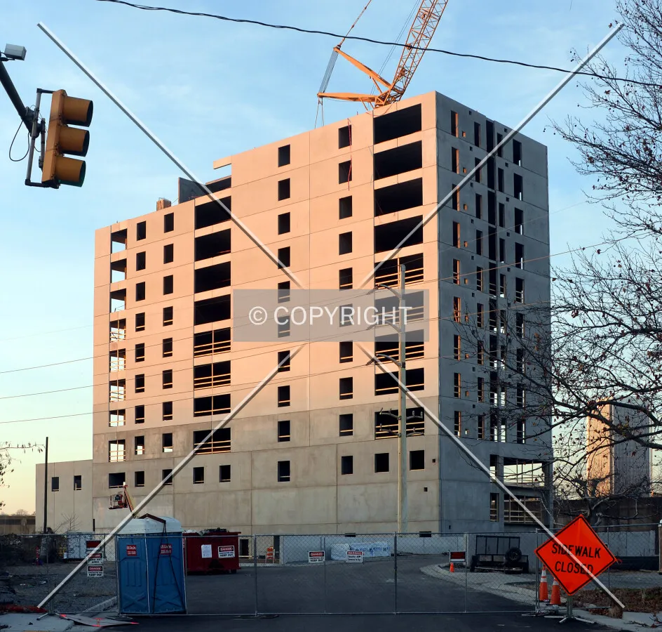 View from the southeast