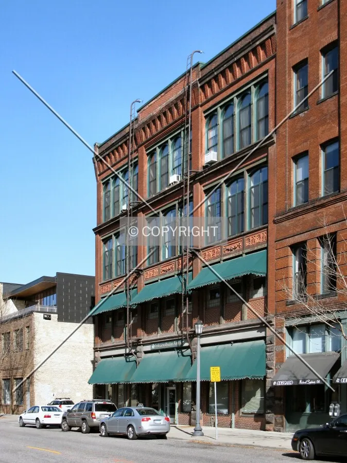 View to the north across 2nd Street North