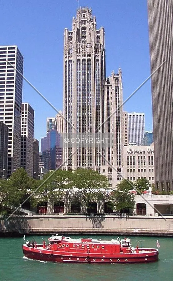 Looking north across the river