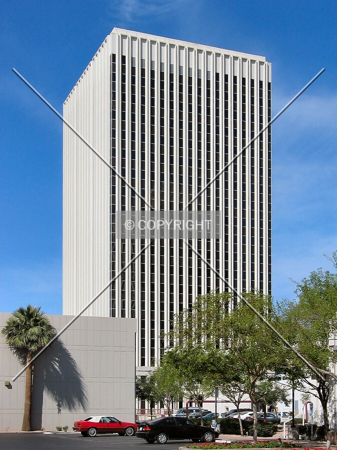 View to the west from North Central Avenue