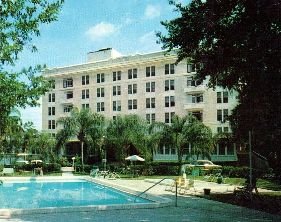 Vintage view from the southeast