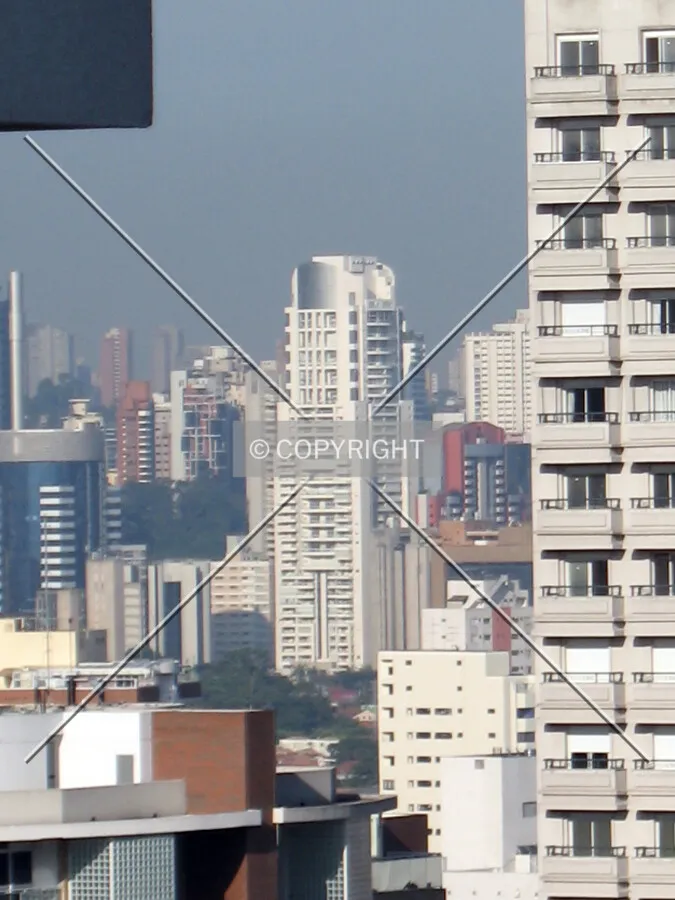 Distant view from a high-rise in Vila Nova Conceição