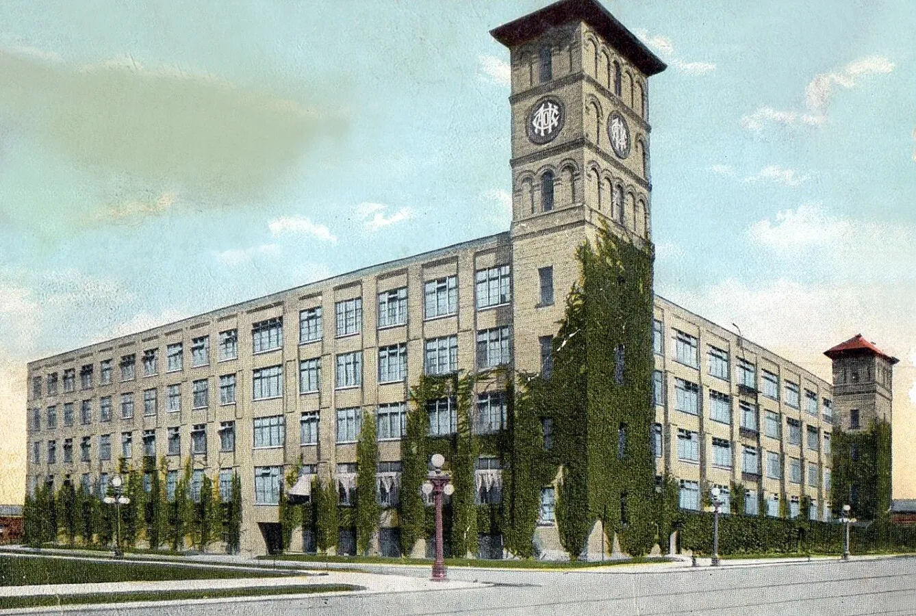Vintage view from the southwest