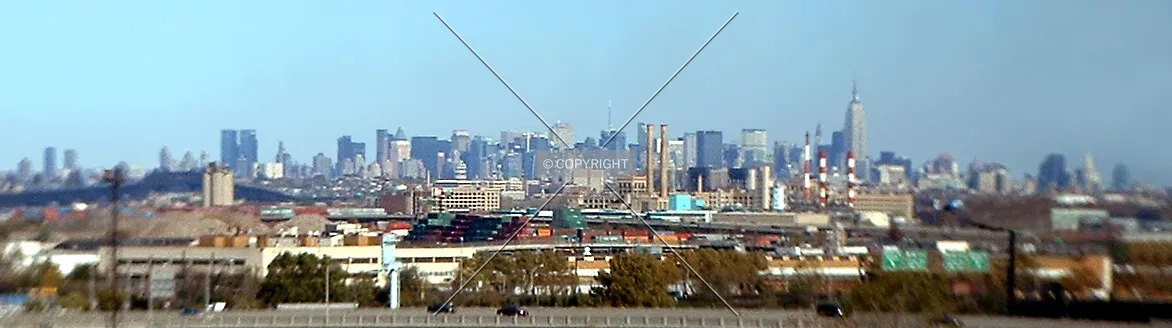View east toward Midtown from Newark