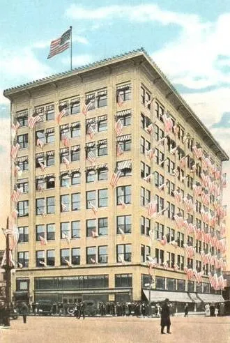 Vintage view from the southwest