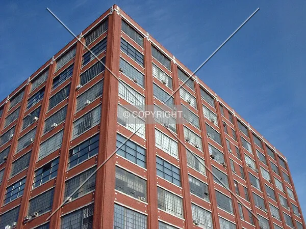 Looking up the west corner