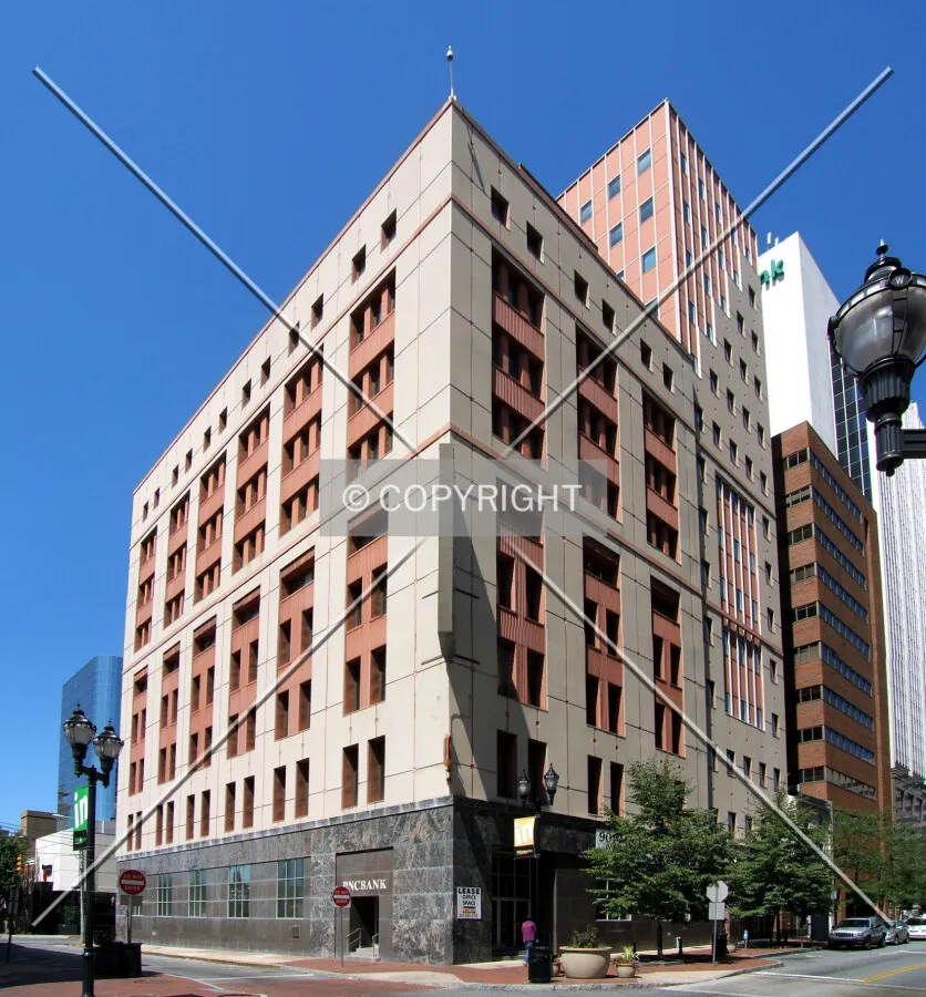 View from the southeast at 9th and Market Streets
