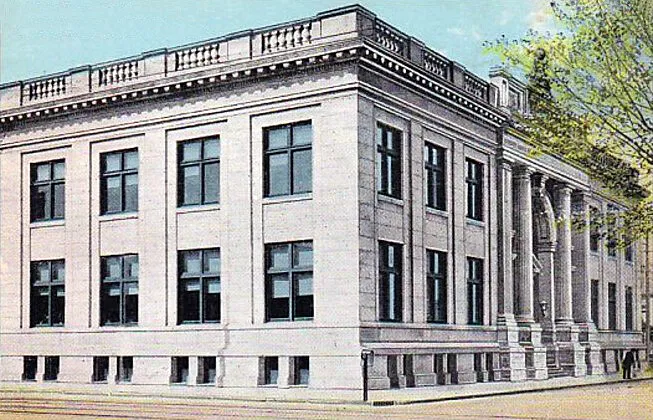 Vintage view from the northeast