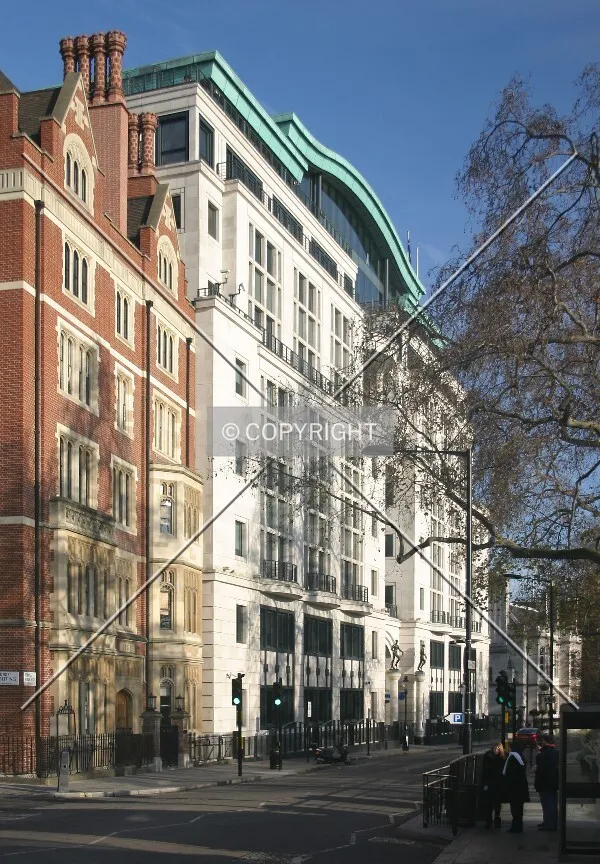 View east from Temple Place