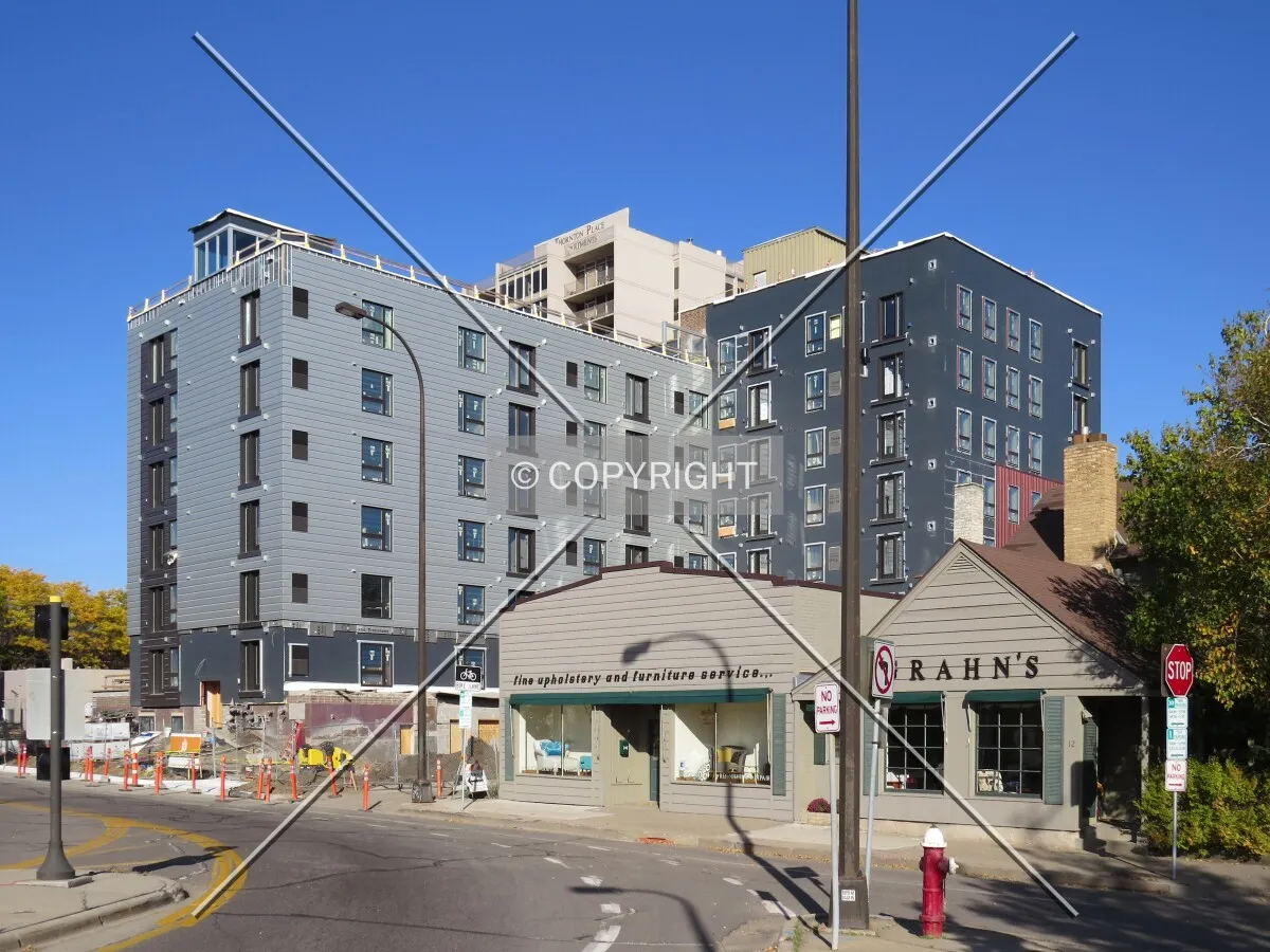 View to the northeast from 27th Avenue SE