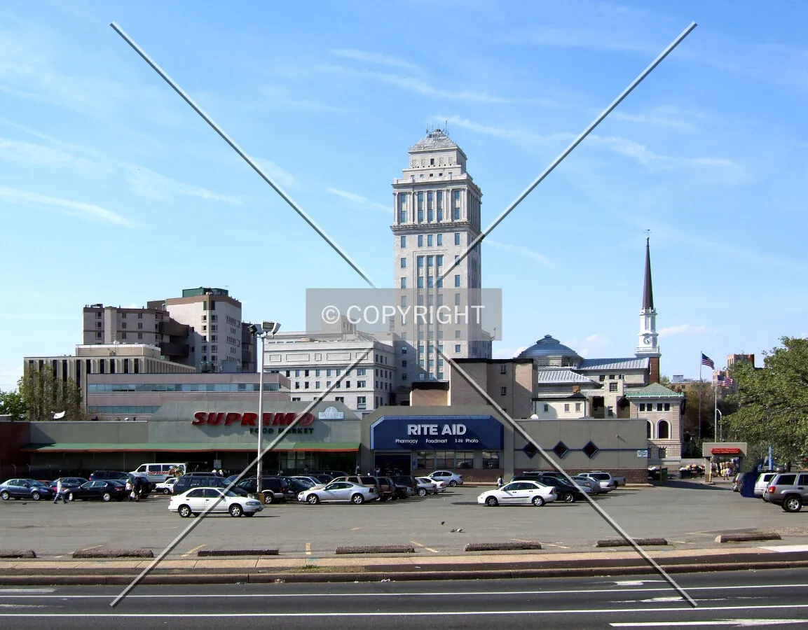 Downtown from the south