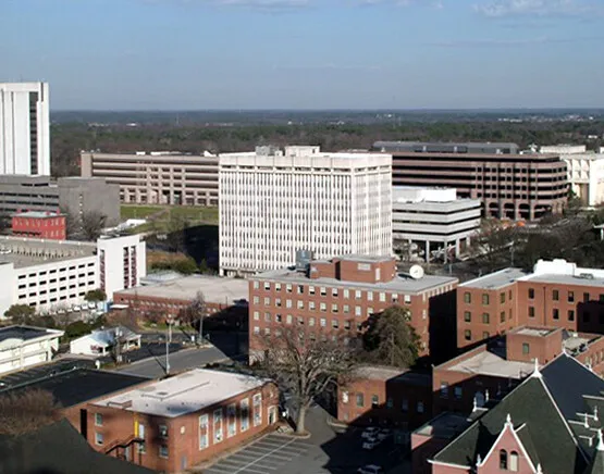 View from the southwest
