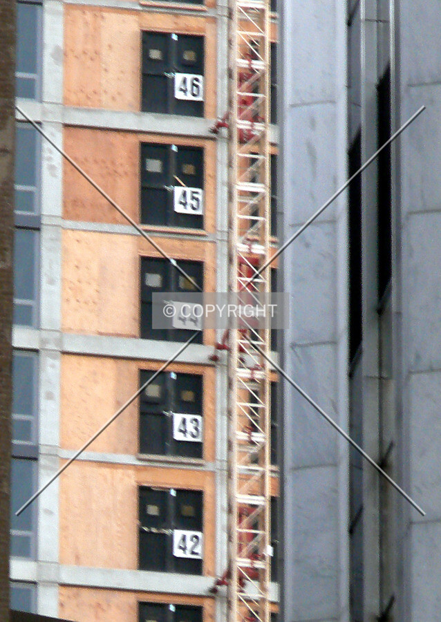 Floor counts on the skip doors