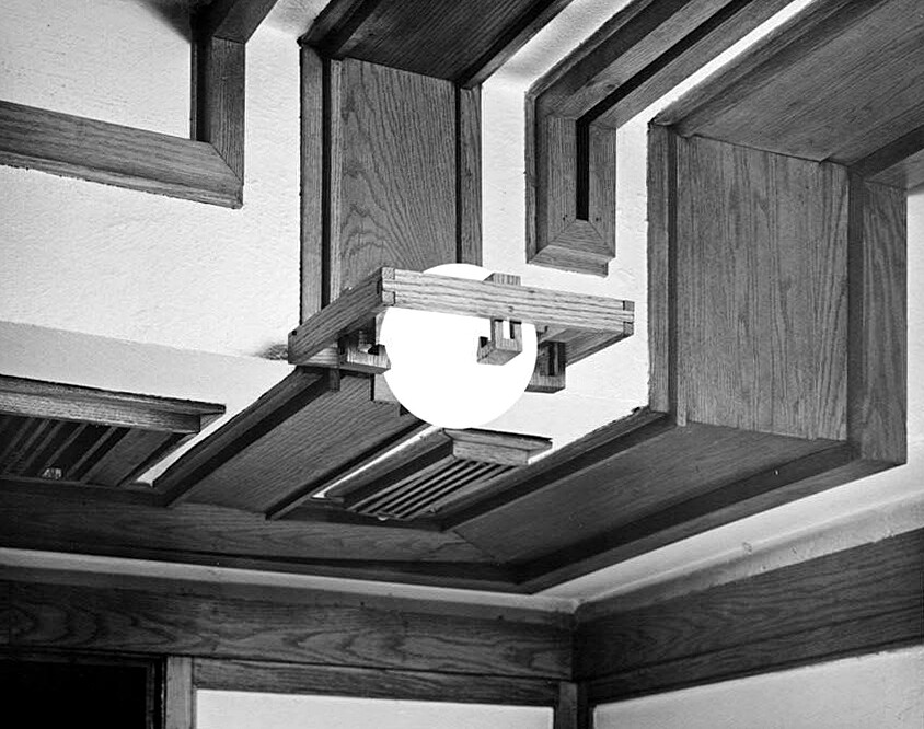 Interior detail, light fixture