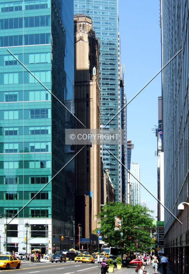 View from the southeast at 6th Avenue