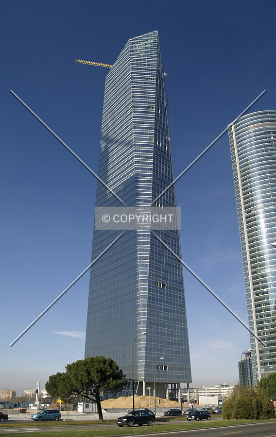 View from Paseo de la Castellana