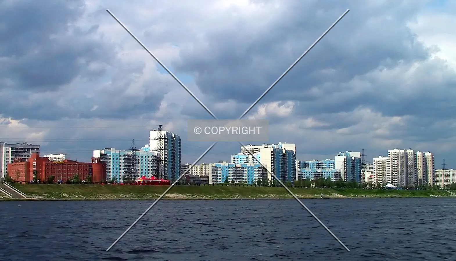 View from across Moskva River