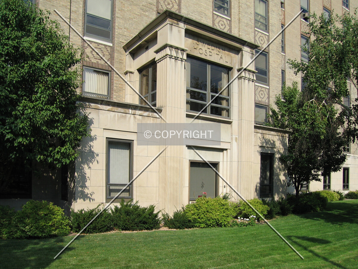 The former entrance