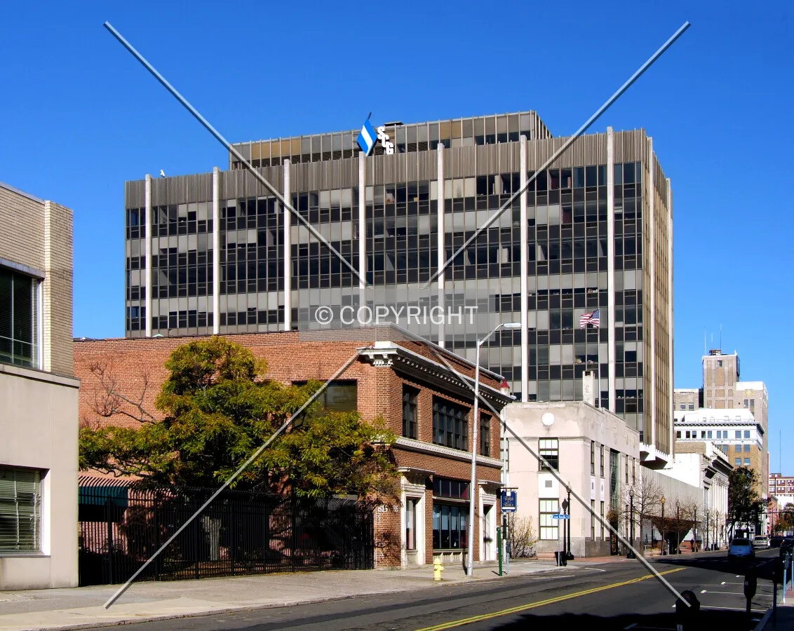 View from the southeast along Main Street
