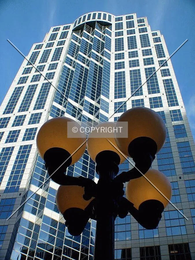 Downtown Seattle lamp posts