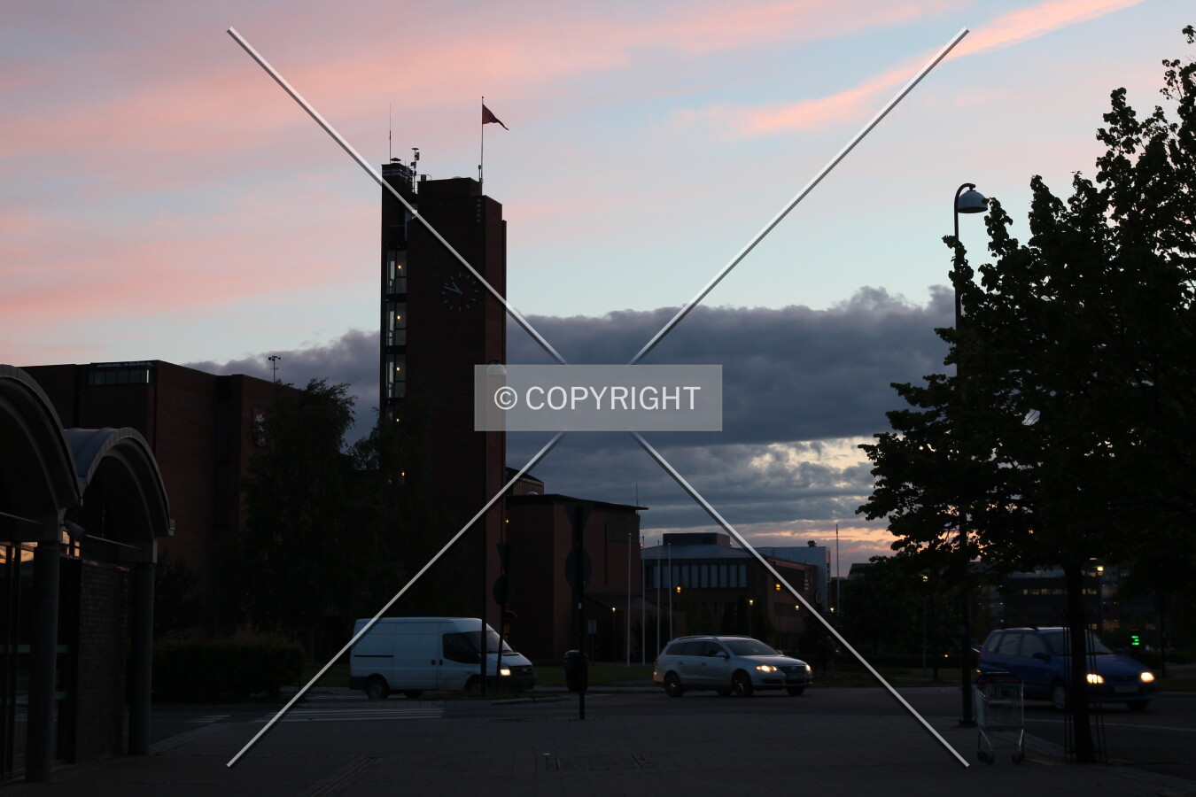 Seen from Lillestrøm bus terminal