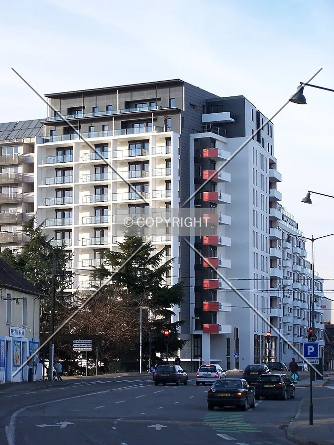 Vue depuis le boulevard Villebois Mareuil