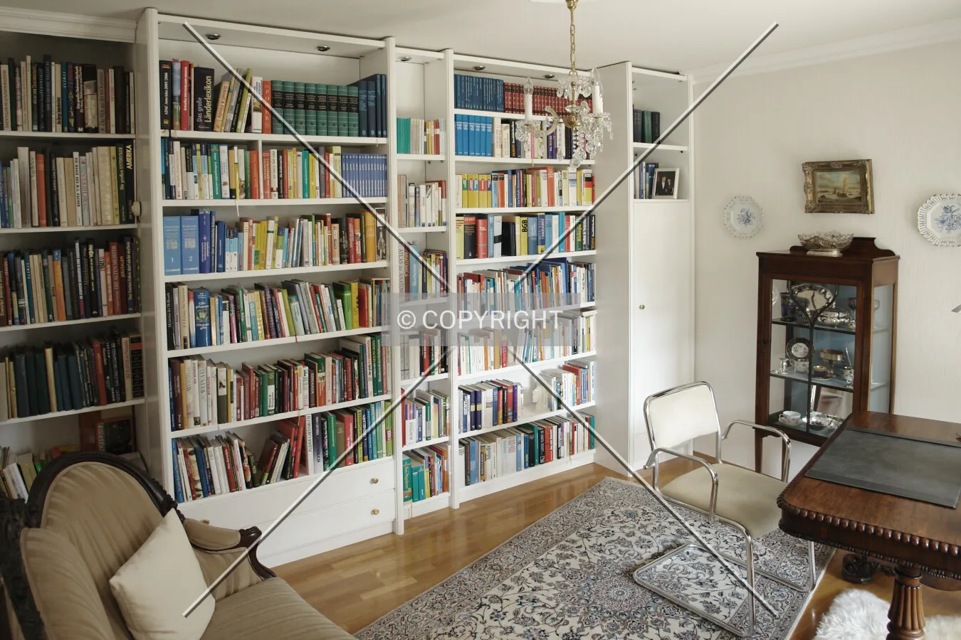 Working room and books