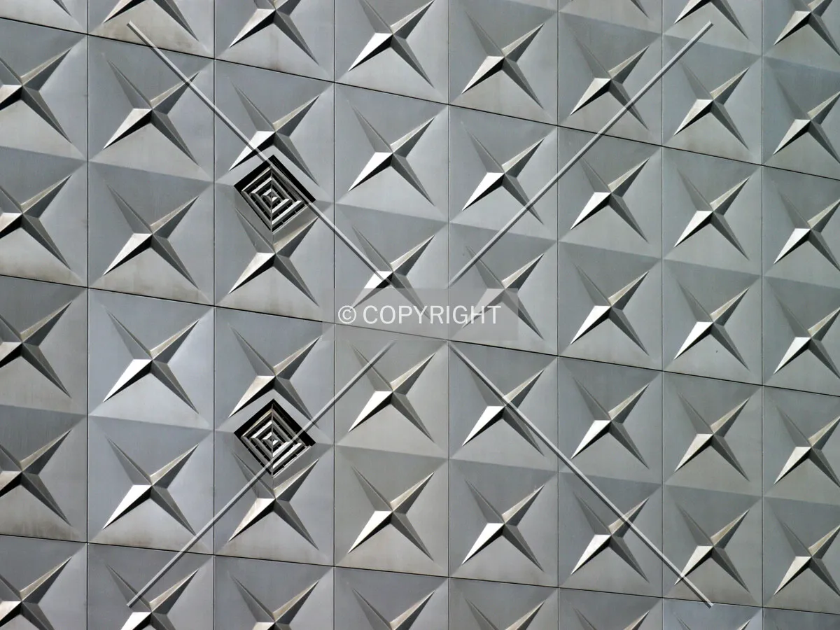Facade detail at the base