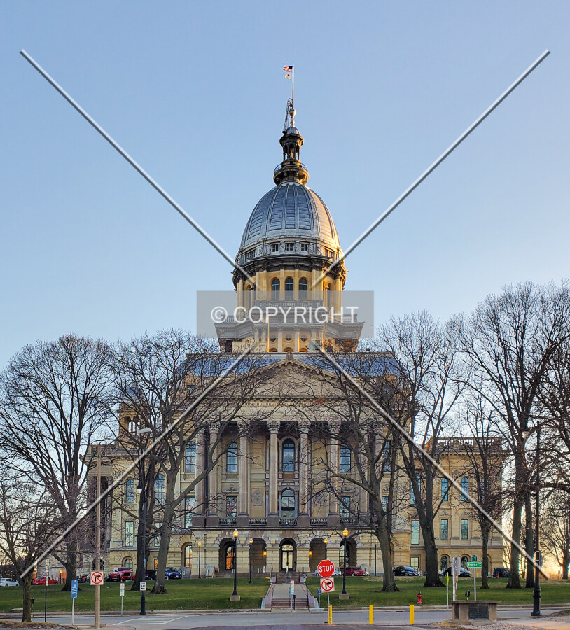 View from the north; February 2, 2020