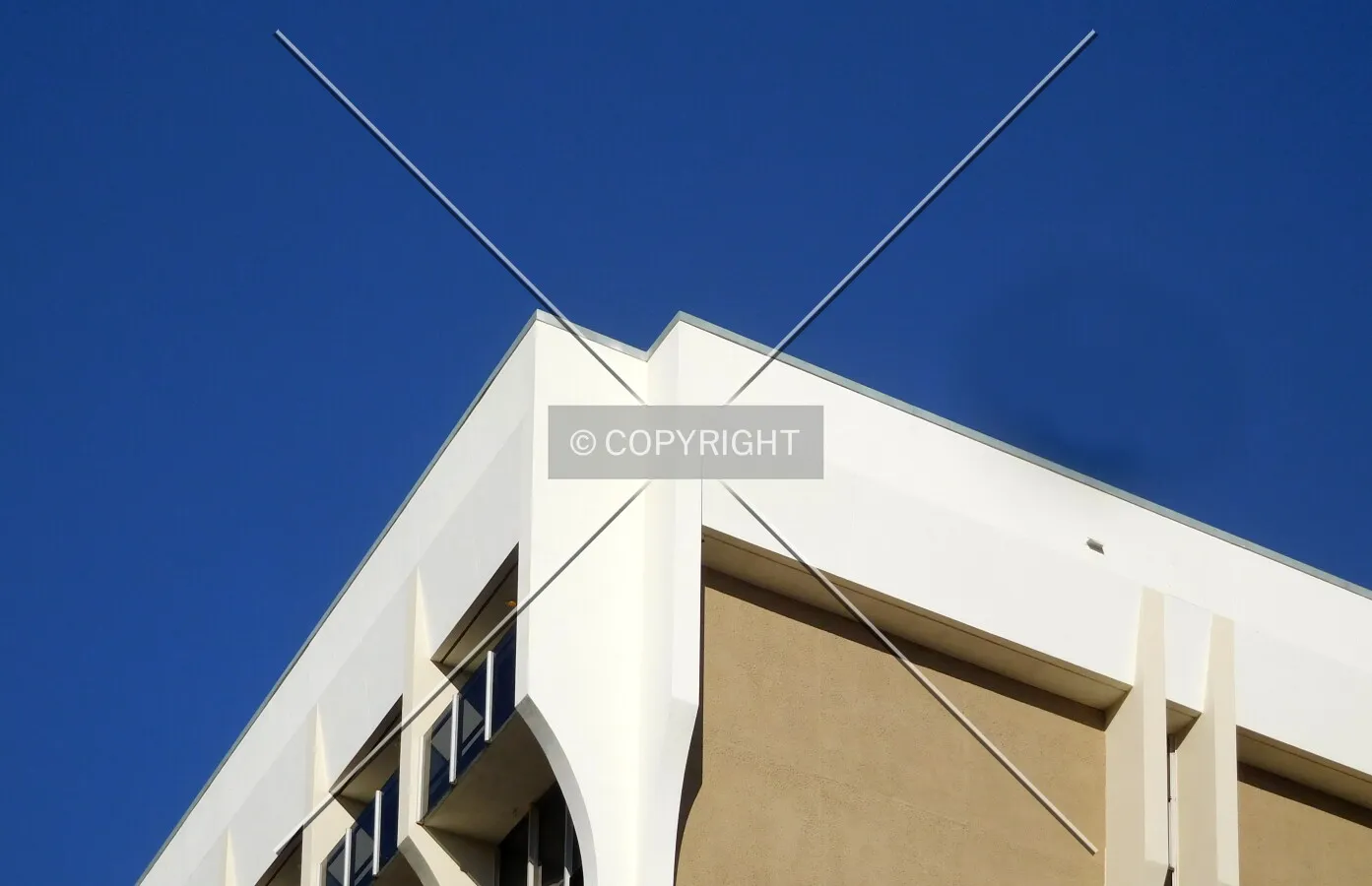 Southeast corner detail