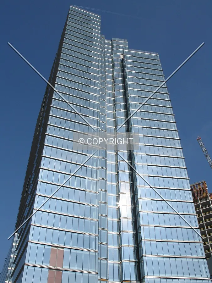 Looking up from the southwest