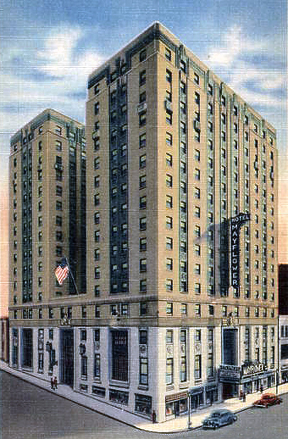 Vintage view from the northwest