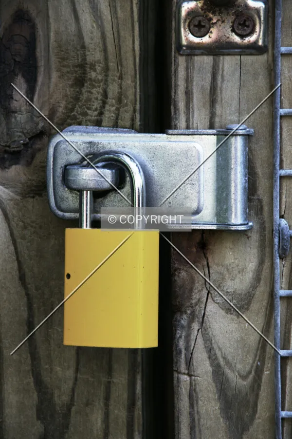 A locked lock