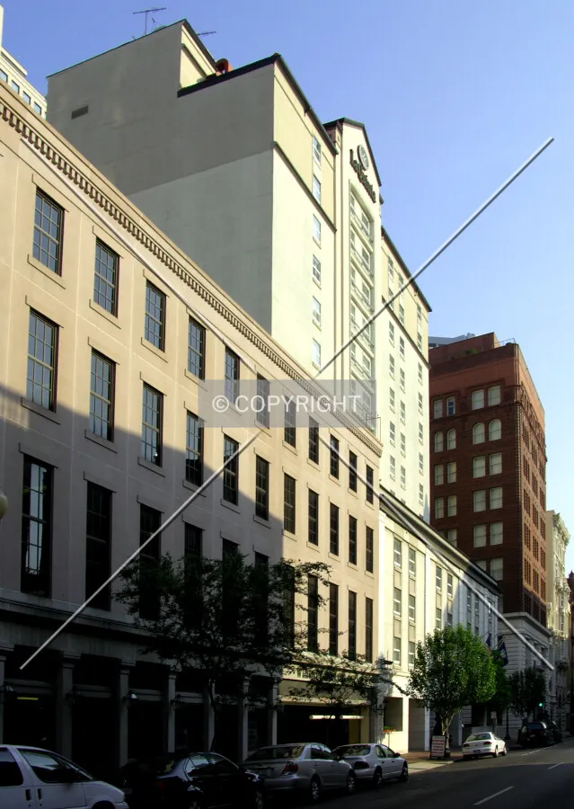 Looking northwest from Camp Street