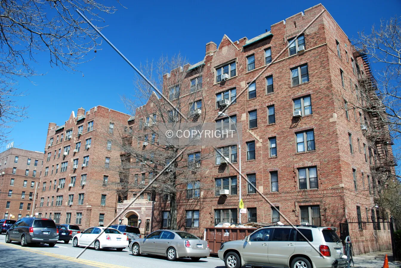 Viewed along Ocean Avenue